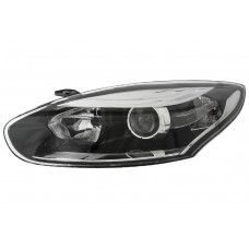 Renault Megane 2014-2016 Black Inner Halogen Head Lamp Unit Passenger Side